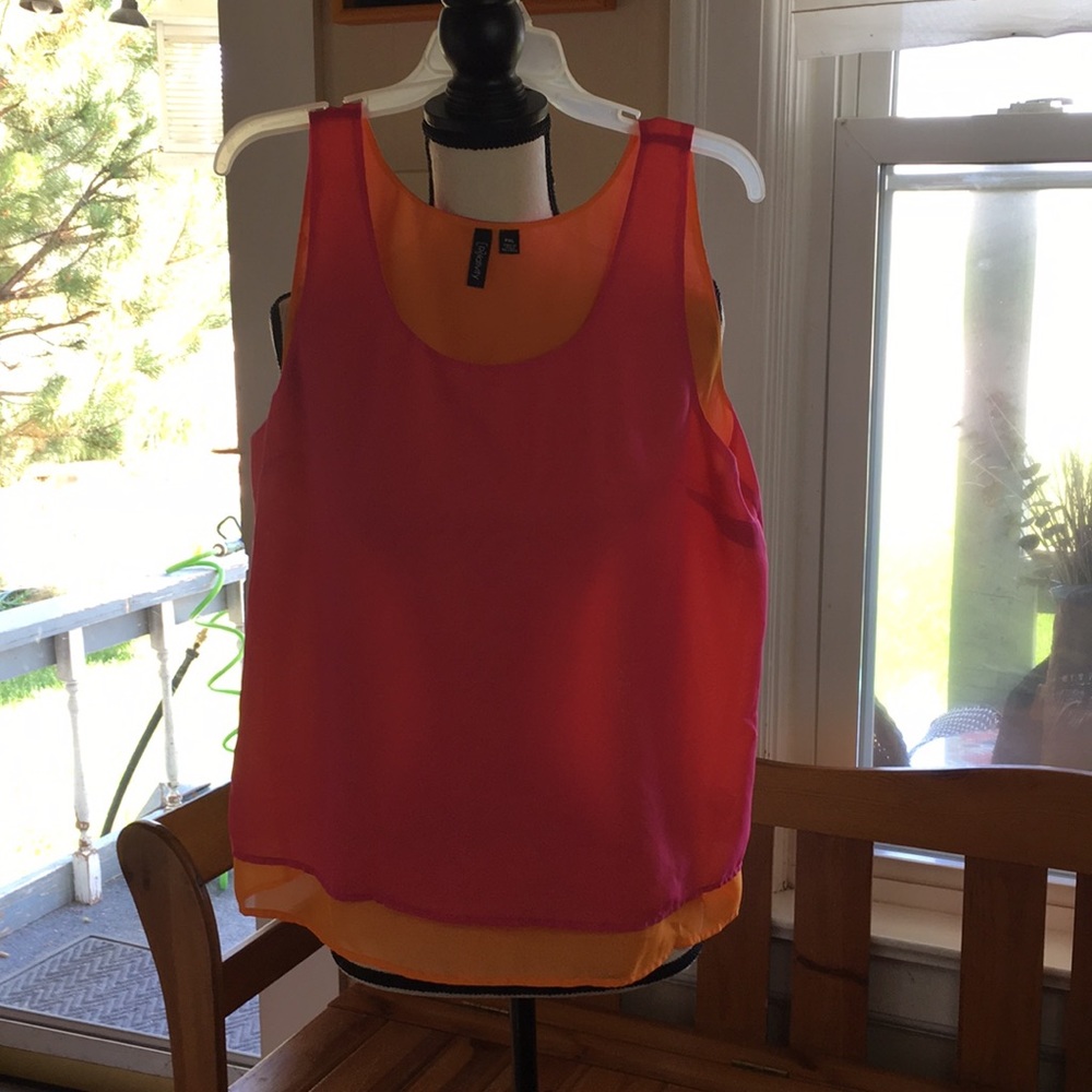 Chiffon Layered sleeveless top